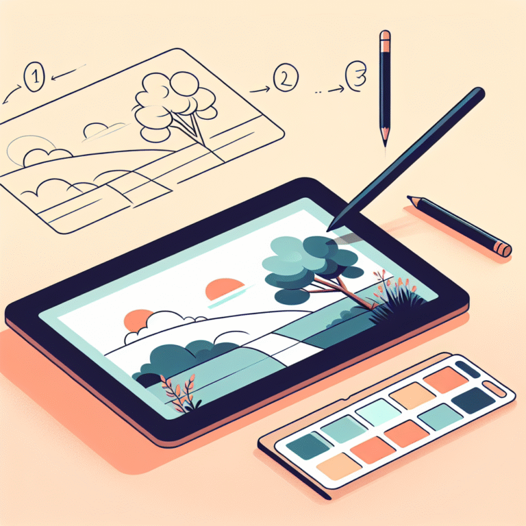 Step-by-Step Drawing Tutorial for Procreate Beginners