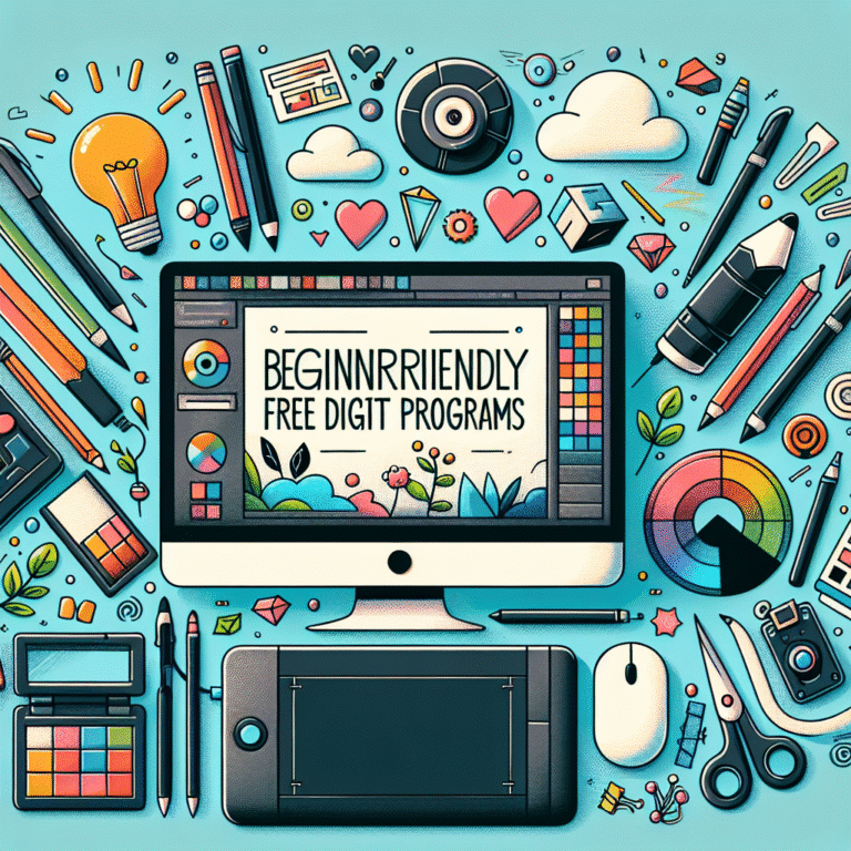 beginner-friendly free digital art programs