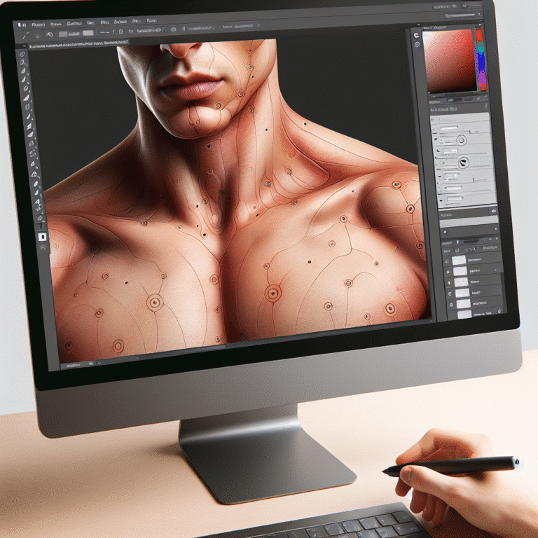 realistic skin painting in photoshop: step by step tutorial