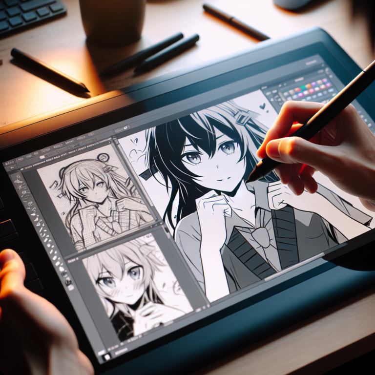 easy anime drawing tutorial digital art