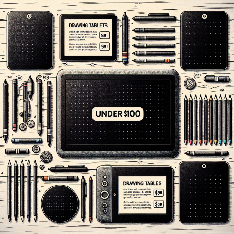 top drawing tablets under $100 for novice creators