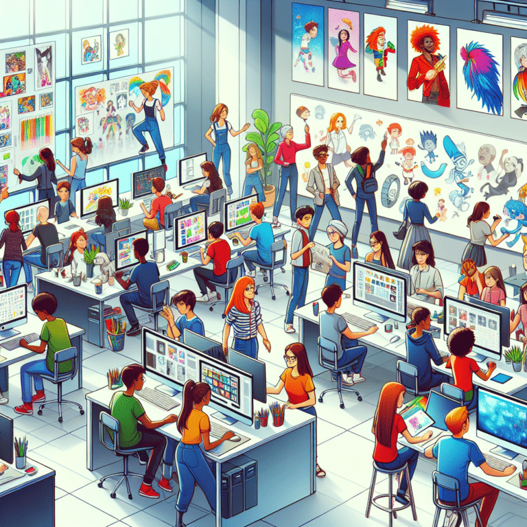 inspirational digital art projects for students