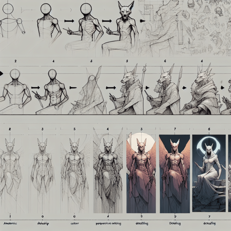 step by step concept art ideas digital painting