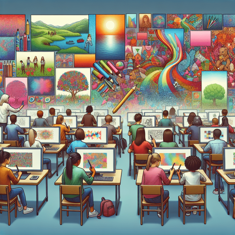 inspirational digital art projects for students