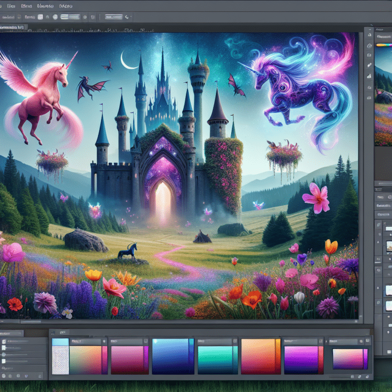 beginner-friendly fantasy art techniques in photoshop