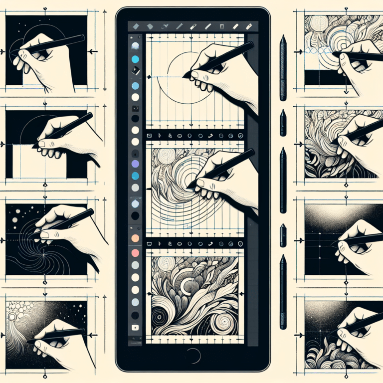 step by step procreate drawing tutorial