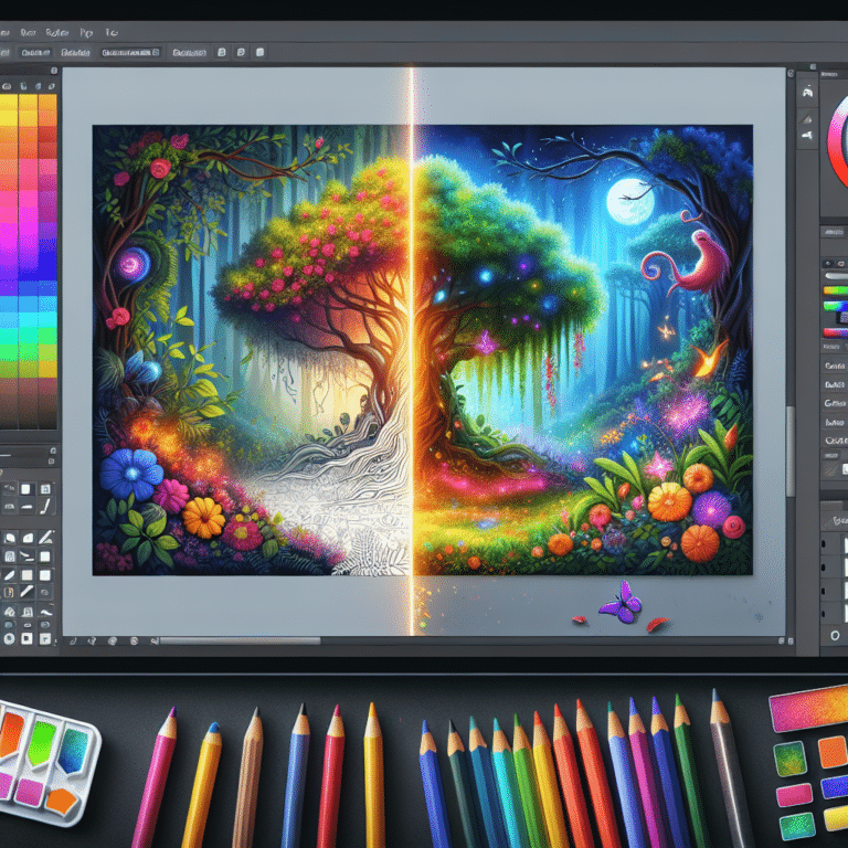 step by step procreate drawing tutorial
