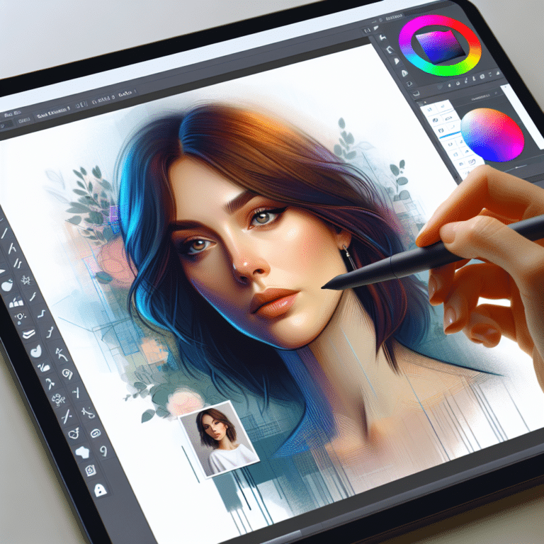 digital portrait tutorial procreate